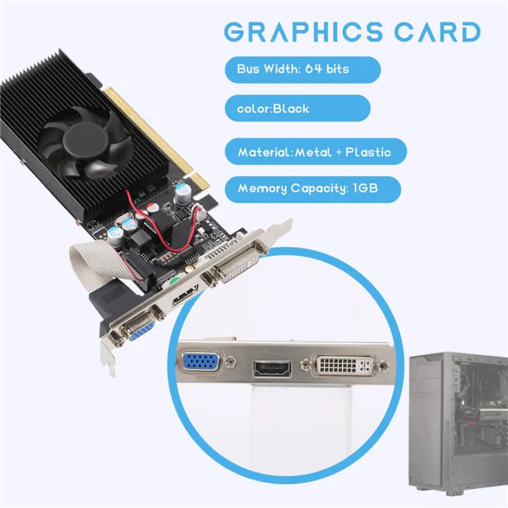GT210%201GB%20DDR2%2064Bit%20Graphics%20Card%20PCIE%202.0%20GPU%20HDMI-Compatible%20-%20Image%202