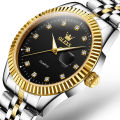 Olevs 5526 Luxury Diamond Quartz Watch for Men. 