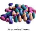 【Daily Necessities For Anyone Store】10Pcs Incense Cones + Backflow Incense Burner Incensory Buddha Statue Aroma oke Censer Room Incense Joss. 