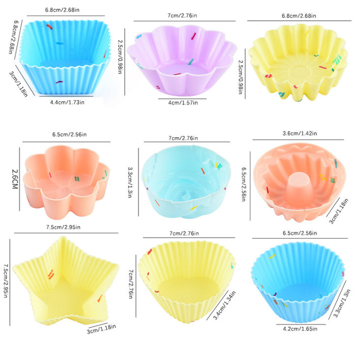 5/9Pcs%20Silicone%20Cake%20Mold%20Multi-shape%20Muffin%20Cupcake%20Baking%20Molds%20Kitchen%20Cooking%20Bakeware%20DIY%20Cake%20Decorating%20Tools%20Encounter%20-%20Image%203
