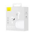 Baseus TWS W16 Bluetooth Earbuds Music time up to 27h – White.