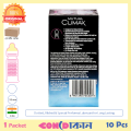 Durex Mutual Claimax Condom (Ribbed, Dotted with Performa Lubricant) 1 Pack (10 Pcs). 