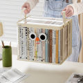 Waterproof Folding Storage Box Collapsible Portable Handheld Organizer Dustproof Folding Storage Basket for Home Storage.
