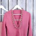 2Pcs Women Cardigan Sweater Blouse Shawl Clips Collar Clasps Dress Brooch Clip.