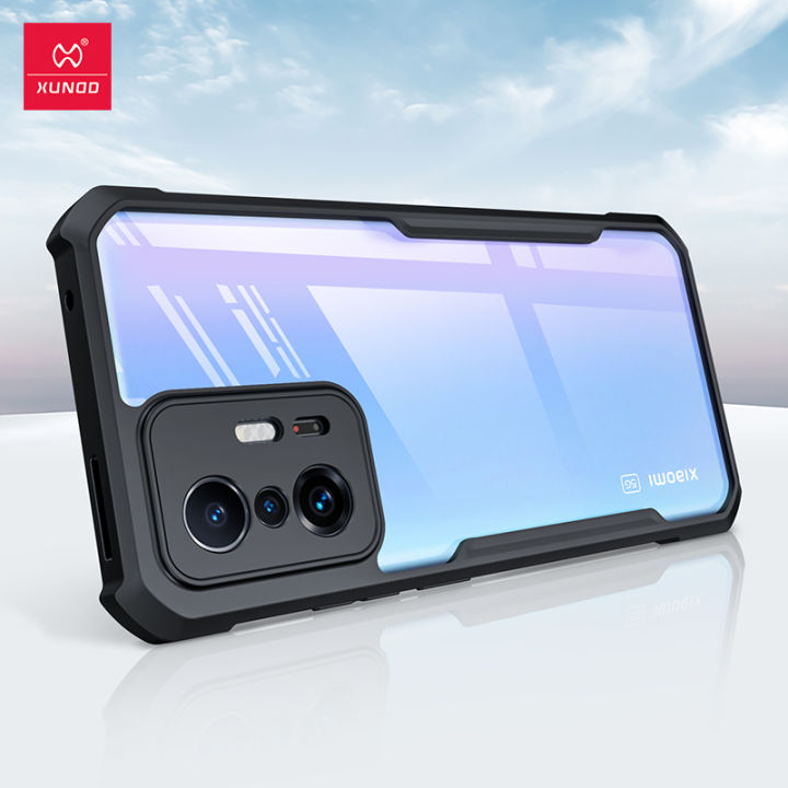 For Xiaomi Mi 11T 5G / Mi 11T Pro 5G Xunddu Bumper Case Reinforced Corner with Shock-Proof Transparent Full Air Protection Back Cover
