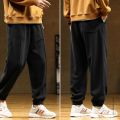 Senma Casual Trousers Men's Polar Fleece Energetic Ankle-Tied Sports Pants Boys2022New Pants.