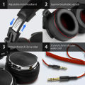 Oneodio Wired Professional Studio Pro 50 DJ Headphones With Microphone Over Ear HiFi Monitor Music Headset Earphone For Phone PC. 