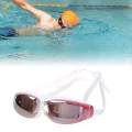Adult Swim Goggles Professional Stylish Wide View No Leaking Eyewear for Swimming Pool Indoor Pink. 