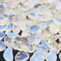 1pack 50/100g Natural Gemstone Opalite Gravel Crafts Healing Tumbled Stones Bulk Crystal Healing Stone Crystal Chips. 