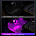 Geepact Car Ambient Light Car RGB Interior Car Lights APP Control Car Accessories Sound Active Function Car Foot Under Dash Lighting Kit Atmosphere Light USB. 