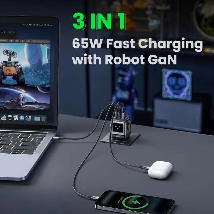 UGREEN%20Uno%2065W%20USB%20C%20Charger%20Block,%20Nexode%203-Port%20GaN%20Fast%20Charger%20with%20Screen,%20Fun%20Robot%20Gifts%20for%20Men%20Women,%20Compatible%20with%20iPhone%2017,%20MacBook%20Pro/Air/Neo,%20XPS,%20Galaxy%20S26,%20Steam%20Deck,%20Black%20-%20Image%209