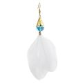 Hot Game Genshin Impact Traveler Aether Feather Earrings Lumine Ear Clips Tartaglia Tassel Eardrop For Women Men Jewelry Props.