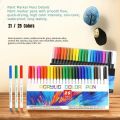 21/25 Color Permanent Acrylic Paint Marker Pens for Fabric Canvas , Art Rock Painting, Card Making, Metal and Ceramics, Glass. 