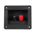 BRADOO- 2 Pcs Square Binding Post Type Speaker Box Terminal Cup Wire Connector Board , 90X78Mm & 57X57Mm. 