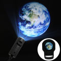 3D Moon Earth Night Light Projector Kids Cute Bedroom Background Wall Decor Projectors USB Plug Car Roof Decor Atmosphere Lamp. 