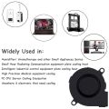 2PCS 5015 5cm DC 5V 12V 24V 2Pin Dual Ball/Hydraulic Bearing Brushless Cooling Turbine Blower Fan 50mm x 15mm Blower Cooler Fan.