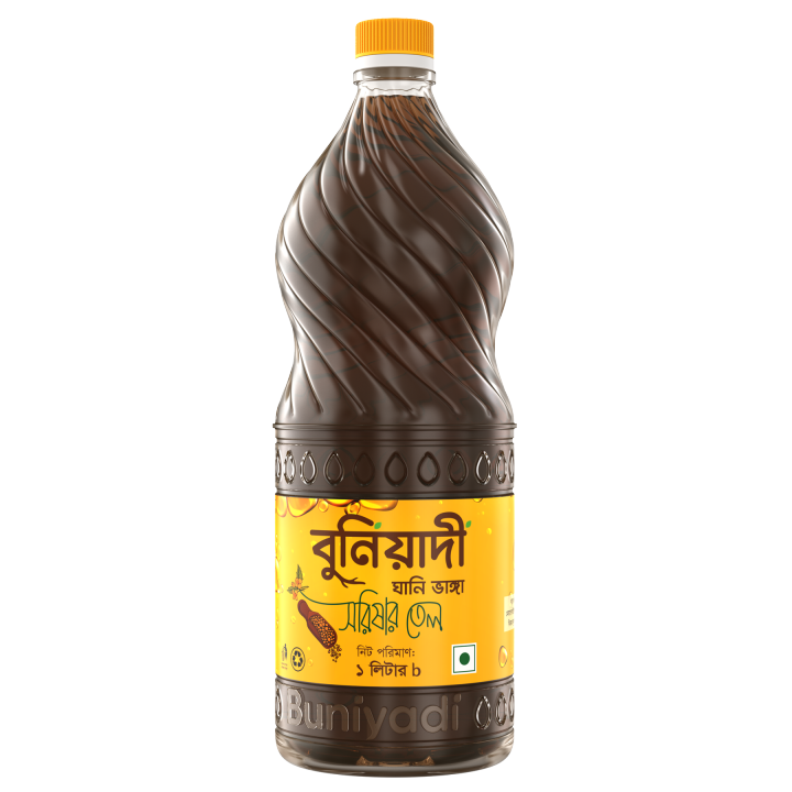 Buniyadi Mustard Oil Ghani Bhanga 1 Liter
