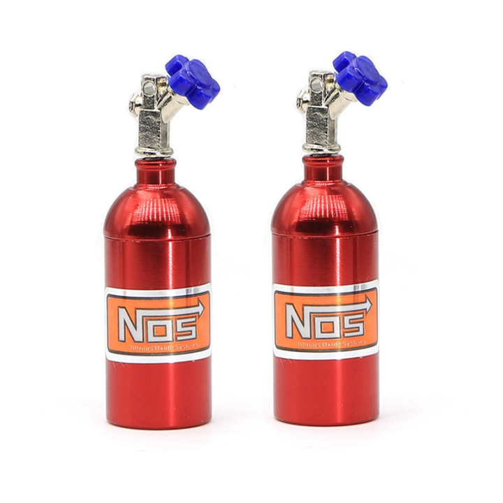 【Lejia】2Pcs NOS Nitrogen Bottle for Crawler Car Traxxas TRX4 Defender Bronco RC4WD D90 A. 1