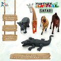 Mini Animal Set - Animal Play Sets 05 & 06 Pieces (Safari Animal), (Jungle Animal). 