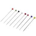 250 Pieces Sewing Pins Ball Gl Head Pins Straight Quilting Pins For Dressmaker Jewelry Decoration(null).. 
