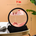3d Moving Sand Art Painting Deep Sea Sandscape Flowing Sand Art Hourglass Rectangle Glass Home Decor. 
