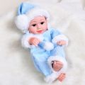 【Happy baby toy store】30cm Lovely Baby Dolls Reborn Full Soft Silicone Realistic Reborn Baby Body Lifelike Alive Babies Toys For Girls Kids Gift Dolls. 