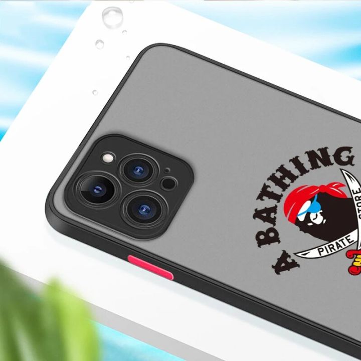 Trend%20Brand%20B-BAPE%20Logo%20CUte%20Phone%20Case%20For%20iPhone%2015%2014%2013%2012%2011%20Pro%20Max%20mini%20XS%20Max%20XR%20X%208%207%206%20Plus%20Frosted%20Translucent%20Cover%20-%20Image%204