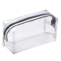 Clear Pencil Case, Large Transparent Plastic Pen Pencil Bag Makeup Pouch Travel Cosmetic Bag,School Supplies for Teenage Boys Girls Women. 