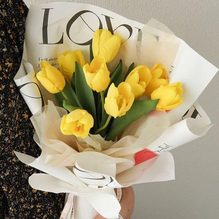 48Pcs%20Wedding%20Flower%20Wrapping%20Paper%20Portable%20Waterproof%20Environmental%20Friendly%20Bouquet%20Wrapping%20Material%20Milk%20Cotton%20High%20Quality%20Flower%20Packaging%20Paper%20-%20Image%202