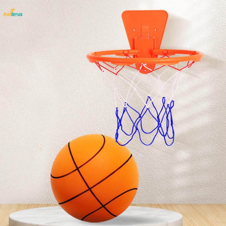 Silent%20Basketball%20with%20Hoop%20Foam%20Basketball%20Low%20Noise%20Indoor%20Training%20Ball%20Size%207%20-%20Image%202
