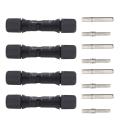 Solar Photovoltaic Connector, 4 Sets PV Cable Connectors DC1000V for Replacement. 