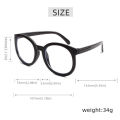 Retro Women Eyeglasses Oversize Round Sunglasses Women Girls Sunglasses All Match Glasses. 