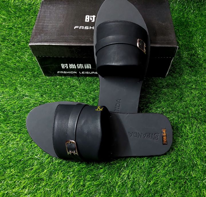 Stylish%20Leather%20Slides%20Sandal%20for%20men%20-%20Slides%20For%20Men%20-%20Image%202