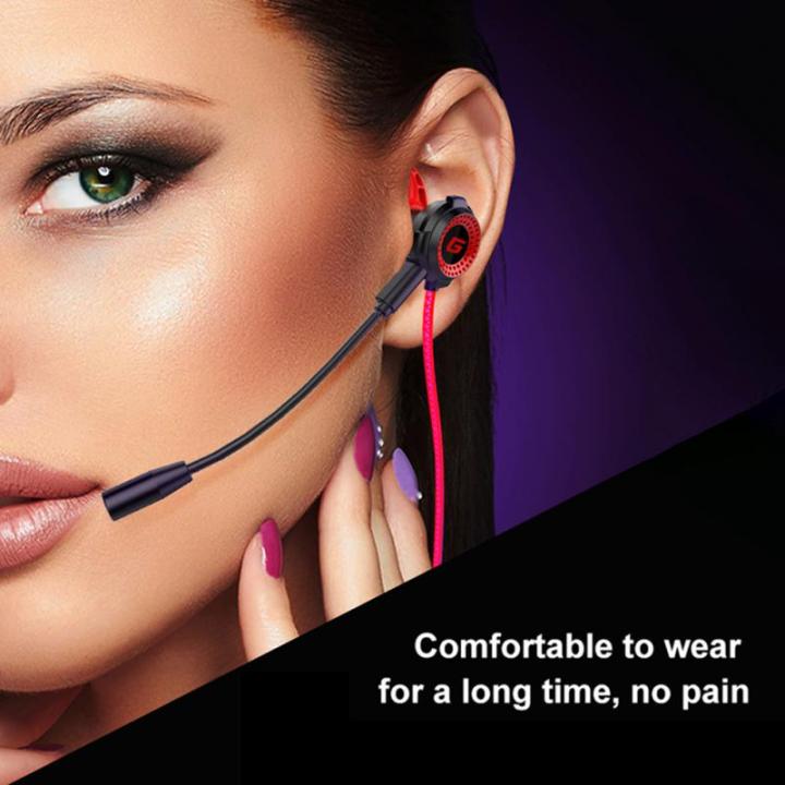 G20 Gaming Headset 3.5mm Jack Wired Earphone In Ear Earplug Headphones ...