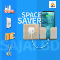 Mobile Phone Charging Hanging Holder Multifunction Wall Mounted Plug Bracket Remote Control Mounted Storage Box.