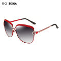 OQ BOGA 5 Styles Women Fashion Metal Full Rim Polarized Sunglasses Oval Frame Female Eye Protection Sun Glasses UV400. 