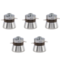 5X 60W 40KHz High Conversion Efficiency Ultrasonic Piezoelectric Transducer Cleaner High Performance Acoustic Components. 