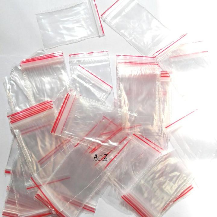 Zipper poly bag (1.5" X 2.5")- 200 pcs