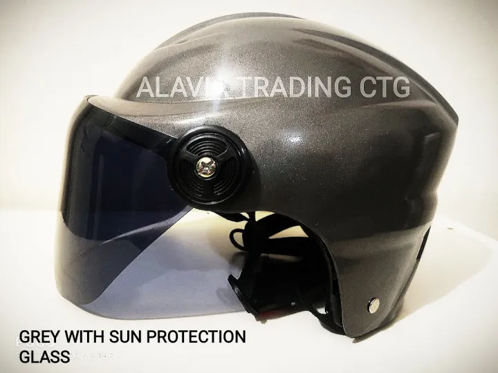 OPEN%20FACE%20BIKE%20HELMET%20FOR%20MEN%20&%20WOMEN%20WITH%20SUN%20PROTECTION%20GLASS%20-%20BLACK/RED/BLUE/PINK/GREEN/GREY%20-%20Image%202