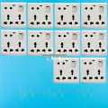 8 Pin Wall Switch Socket/ Multi Socket-10 PCS Combo.