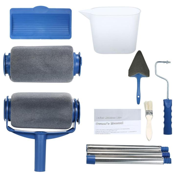 10pcs%20Paint%20Roller%20Set%20with%20Sticks%20Decorate%20Runner%20Tool%20Painting%20Brush%20Set%20(stainless%20steel%20tube)%20-%20Image%202