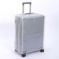 Customized 20 inch 30 inch suitcase protective sleeve with edging EVA transparent thickened waterproof and wear-resistant trolley case dust cover. 