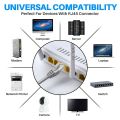 Internet Cable 1000Mbps Rj45 Ethernet Lan Network Cord Cable Lead - Reliable High-Speed Connectivity Solution For Home Or Office Networking.