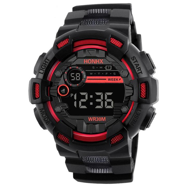 Men%20Multifunctional%20Electronic%20Watch%20Round%20Screen%20Stopwatch%20Life%20Waterproof%20Alarm%20Clock%20Night%20Light%20Watch%20-%20Image%202