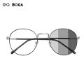 OQ BOGA 6 Styles Proof Radiation Anti UV Photochromic Metal Sunglasses Men Women Outdoor Decorate Anti Blue Light Oval Full Rim Computer Eyeglasses. 
