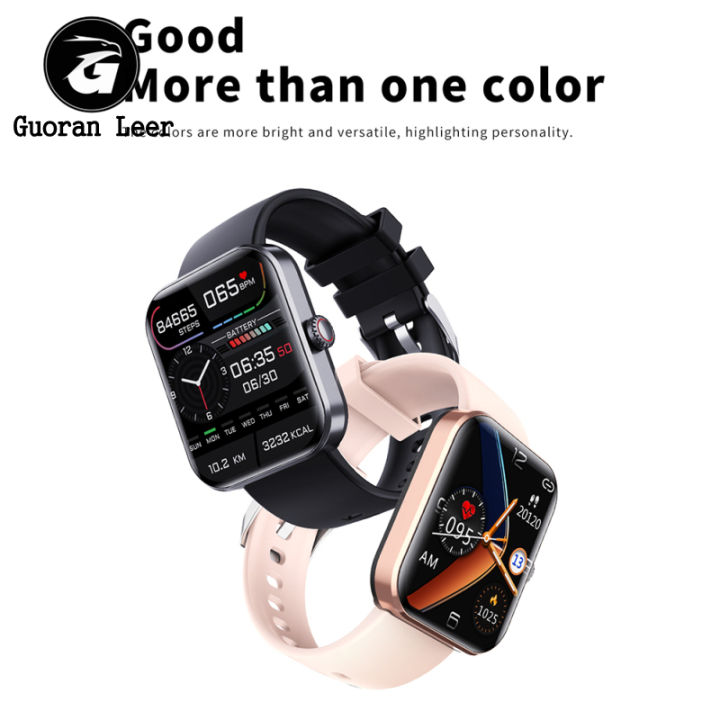 F57l Smart Watch Touch Screen Heart Rate Sleep Monitoring Thermometer Sports Bracelet With Magnetic Charging Cable