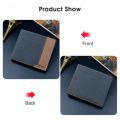 Avro Men's Soft PU Leather Business Wallet Multi-Card Slot With ID Holder Solid Color Travel Money Bag For Men. 