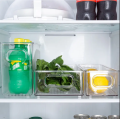Transparent PET Plastic Fridge Stackable Fridge and Freezer Storage Boxes Pallet Boxes.