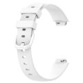 For Fitbit Inspire 3 Solid Color Silicone Watch Band, Size:L.