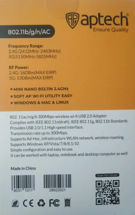Aptech%20AP-WA103N%20300Mbps%20Wireless%20Wifi%20USB%20Adapter%20-%20Image%203